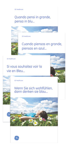 GE multilingual direct mail campaign